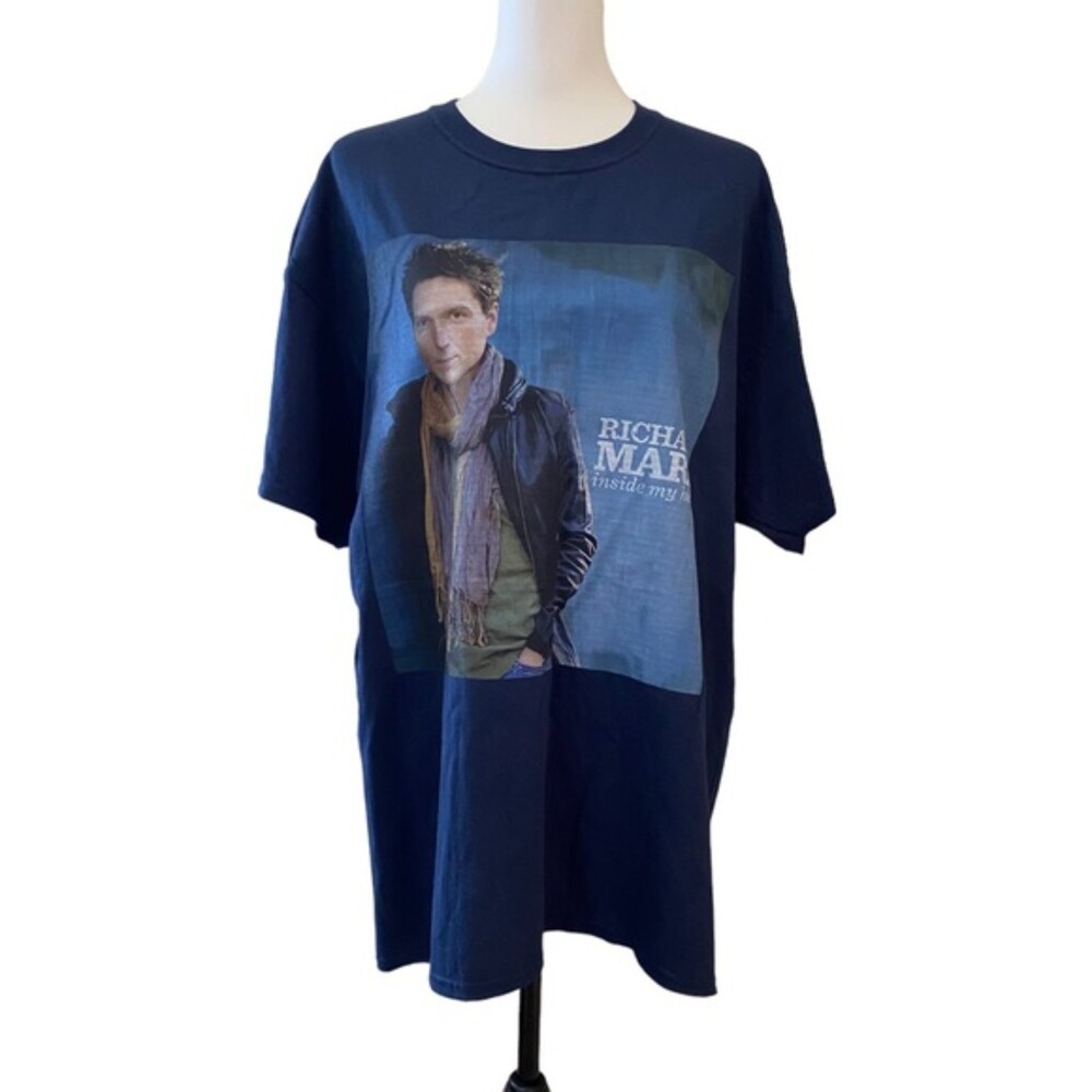 Richard Marx Crew Neck Tshirt Inside My Head Band Tee Womens XL NWT 90s Y2K 80s